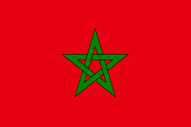 Bandera de  Marruecos