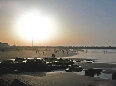 Playa de Mehdia en Rabat